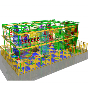 Circuitos de Obstáculos Ninja Personalizados para Exteriores con Piscinas de Pelotas, Toboganes, Rocódromos Infantiles Interiores y Áreas de Juego - Product Image 4