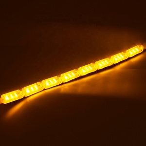 1 par 12V DRL Fluindo LED Daytime Running Luz Sequencial Flexível LED Strip DRL Turn Signal Lâmpada Para Carro Luz de Condução