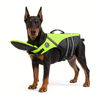 Gilet de sauvetage premium pour chien avec poignée de levage robuste, bandes réfléchissantes et flottabilité élevée pour les loisirs aquatiques estivaux