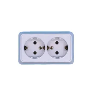 2 ways EU power wall Sockets outlets ports touch switch