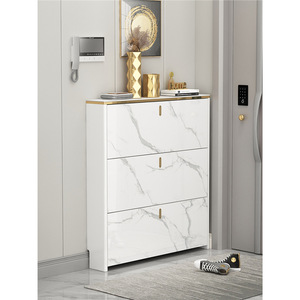 Plaque de roche de luxe légère Armoire à chaussures ultra-mince Ménage Porte basculante Style conduit Moderne Simple Entrée <span class=keywords><strong>Hall</strong></span> d'entrée - Product Image 1