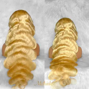 New arrival full lace frontal wig blonde human hair wigs closures and frontals 13*6 swiss lace wig