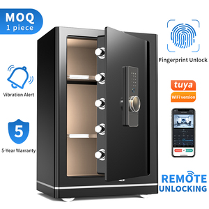 Cassaforte FB in Acciaio Solido con Serratura Elettronica, Cassetta di <span class=keywords><strong>Sicurezza</strong></span> per Hotel, Ignifuga, per Casa, Gioielli e Denaro, con Serratura a Impronta Digitale - Product Image 1