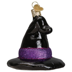 Decoraciones de Halloween <span class=keywords><strong>Sombrero</strong></span> de bruja soplado de vidrio Adornos decoración Ecológico - Product Image 3