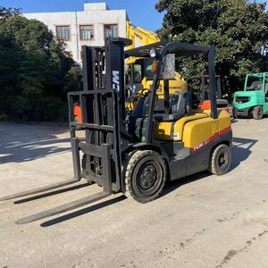 รถยก TCM 3T มือสองพร้อมเกียร์ข้างรถยกขนาดเล็กแบบพกพา FD30จากญี่ปุ่นใช้งานได้หลากหลายในร้านฟาร์มและรถยกสวน - Product Image 3