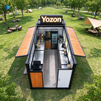 Yozon - Boutique alimentaire modulaire personnalisée en conteneur, bar mobile préfabriqué pour camping, restaurant éphémère