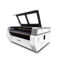 1614 pemotong Textil kain otomatis Co2 kamera CCD mesin pemotong Laser harga