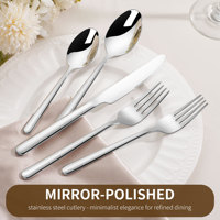 Vente en gros pas cher personnalisé fourchette cuillère couteau de qualité alimentaire argenterie de luxe ensemble de couverts en acier inoxydable ensemble de couverts pour la fête de mariage