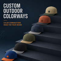 Cappellino da Campo a Cinque Pannelli in Nylon Personalizzato, Leggero, per Sport all'Aperto, con Patch in Gomma, Stampa Riflettente e Cinturino Regolabile