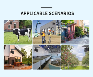 2-way אודיו 6mp h.265 wifi 4g ip66 לילה עמיד למים מצלמה וידאו IP קול אזעקה שעון שמש 2 עדשה 256g ענן תנועה Cmos - Product Image 6