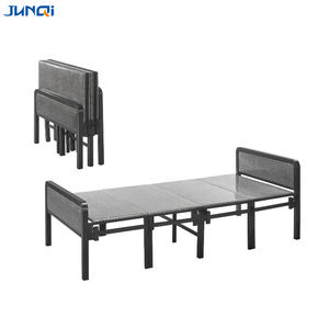 La <span class=keywords><strong>cama</strong></span> plegable <span class=keywords><strong>compacta</strong></span> de hierro ideal para dormitorios, apartamentos y escuelas ofrece una solución práctica y versátil - Product Image 3