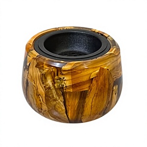 Quemador de Incienso Royal Sandcrest Hecho a Mano con Resina Epoxi y Madera de Acacia, Soporte de Diseño para Oud, Decoración para la Celebración del Ramadán - Product Image 1