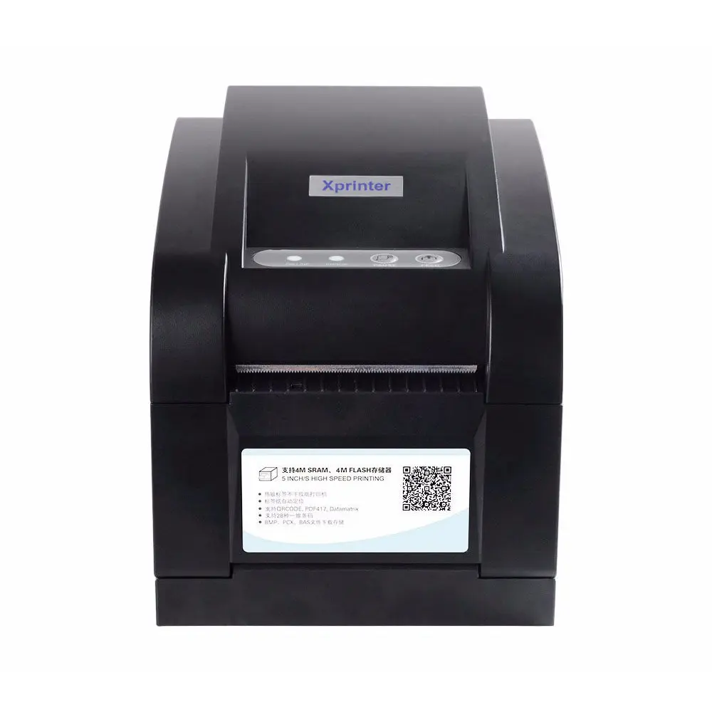 Xp-350BM High Speed Sprinter 3inch 20-82mm 152mm/sec Usb Thermal Label Barcode Printer