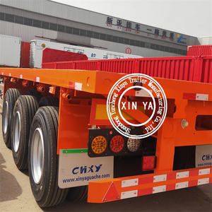 Remolque de Camión Utilitario de Plataforma Baja Super Inter Link de 40 Pies, Cuello de Cisne, Cama Alta, 30 Toneladas, Precio de Fábrica - Product Image 5