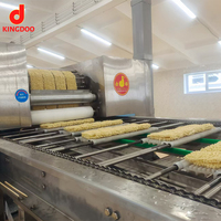 Machine à fabriquer des nouilles frites instantanées 200000/160000 pièces/8 heures pour l'usine de transformation alimentaire Ligne de production de nouilles frites instantanées