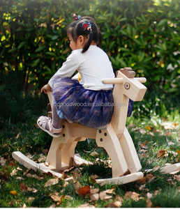 JMJ, diseño moderno, madera maciza, cómodo caballo mecedora, regalos <span class=keywords><strong>de</strong></span> madera para niños, <span class=keywords><strong>silla</strong></span> mecedora <span class=keywords><strong>Pony</strong></span> - Product Image 2