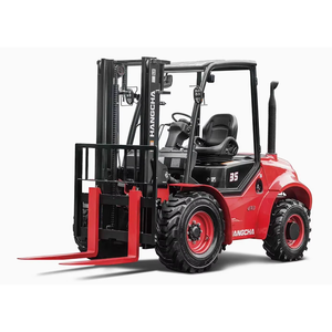 Montacargas Todoterreno Hangcha 2.5t 4WD, MOQ 1, Colores Personalizables, Mástil de 2/3 Etapas, Neumáticos Neumáticos, Motor Diésel, Garantía de 2 Años - Product Image 2