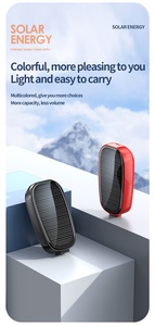 Nouvelle mini-banque d'alimentation solaire d'urgence en plastique - Compacte et portable sans fil pour une utilisation en extérieur - Product Image 5