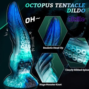 Dildo Monstruoso, Juguetes Sexuales para Adultos para Mujeres, Dildo de Fantasía con Fuerte Ventosa, Masajeador <span class=keywords><strong>Anal</strong></span> de Próstata para Mujeres, Hombres y Parejas Gay - Product Image 4