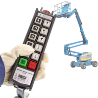 Émetteur-récepteur de télécommande industrielle sans fil à 10 boutons, étanche IP66, anti-interférence par saut de fréquence