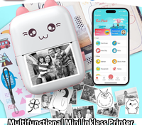 2024 Mini imprimante d'étiquettes photo numérique portable pour enfants cadeaux imprimante thermique de poche