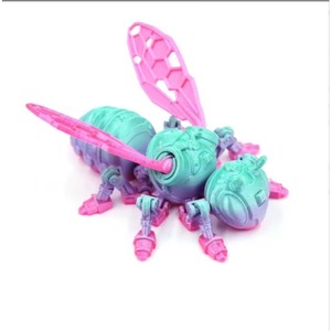 ของเล่นแปลกใหม่ พิมพ์ 3 มิติ รูปแมลงหลากสี บรรเทาความวิตกกังวล ของเล่นผึ้งพิมพ์ 3 มิติ สำหรับผู้ใหญ่และเด็ก - Product Image 1
