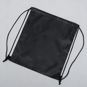 Large Capacity Customized Logo Gym Football Bags Polyester Durable Blank Plain White <b>Black</b> Sports Drawstring <b>Backpack</b> - Product Image 3
