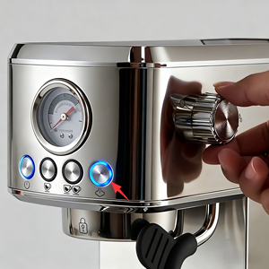 SCM-218A Máquina de <span class=keywords><strong>Café</strong></span> <span class=keywords><strong>Espresso</strong></span> Profesional Comercial de 15 Bares, Acero Inoxidable, Semiautomática para Cafetería/Bistro - Product Image 5