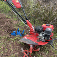Motoculteur Polyvalent avec Outils pour Labourage Sillonnage Semis Machine d'Agriculture