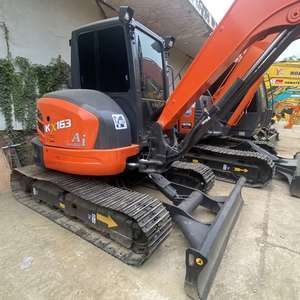 Miniexcavadora Kubota KX163 Usada de Bajo Precio y Alta Calidad en Venta, Miniexcavadora Kubota KX163 Usada en Buen Estado en Existencia - Product Image 5