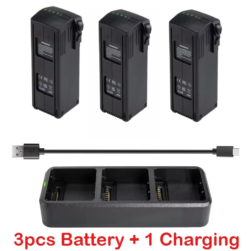 3 Baterías 1 Cargando