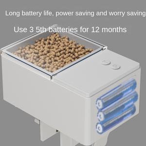 Nouveau automatique carré en plastique écologique 5W 220V Aquarium Intelligent poisson mangeoire synchronisation fonction quantitative pour salon - Product Image 4