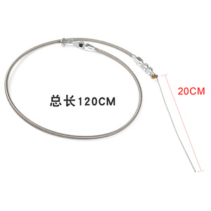 <b>Throttle</b> <b>Cable</b> Kit 36-inch And 24-inch Braided Stainless Steel For Chevrolet 1997-2007 Replacement Repair - Product Image 4