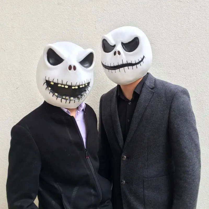 2024 2024 Halloween fantasma aterrador Nochebuena máscara de muñeca de miedo disfraz de Cosplay accesorios de película máscaras de látex de fiesta