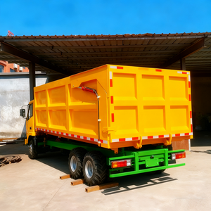 נגרר משא מתקפל 38 טון דו-גלגלי מיני רכב חקלאי נגרר הטיה חצי-נגרר טרקטור למכירה - Product Image 3