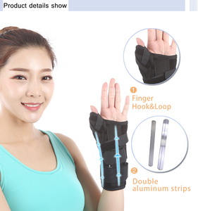 Férula extraíble médica ortopédica ajustable <span class=keywords><strong>Palma</strong></span> muñeca Ortesis con soporte para pulgar Fitness seguridad alivio del túnel carpiano - Product Image 5