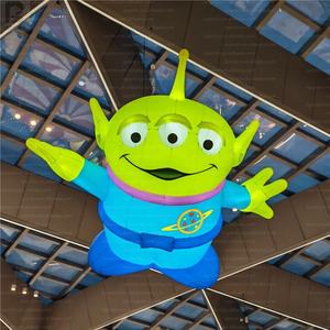 ของเล่นเป่าลมยักษ์ ตัวเอเลี่ยนจากเรื่องทอย สตอรี่ ตัวเล็กสีเขียว เหมาะสำหรับใช้ในงานโปรโมทห้างสรรพสินค้า/งานแฟนคลับ/สวนสนุก/งานแสดงสินค้า/ห้างสรรพสินค้า - Product Image 4