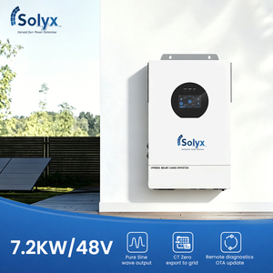 Onduleur solaire hybride biphasé US 7,2 kW 10800 VA avec protection contre les surcharges <span class=keywords><strong>de</strong></span> puissance, compatible avec 1 à 6 unités en parallèle - Product Image 2