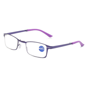 <span class=keywords><strong>Gafas</strong></span> de Lectura Plegables Portátiles con Protección Anti Luz Azul, Unisex, Montura Completa de Metal, para Personas Mayores - Product Image 3