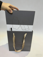 Sac fourre-tout personnalisé à logo très vendu, emballage pour tasse à café, boîte de rangement rigide en EVA avec couvercle et base écologiques