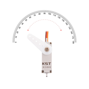 Micro Servo Digital <span class=keywords><strong>Kst</strong></span> X08h V6.0, 2.8Kgf.cm, Tiempo de Respuesta de 0.09s, para Modelos RC, Planeador de Control Remoto con Engranaje Metálico, Logotipo X - Product Image 6