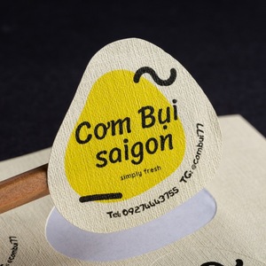 Matte Fabric Texture Auto-adesivo Logo Adesivos personalizados QR Code Etiquetas Embalagem Selagem Adesivos Impressão Códigos de barras Impressão - Product Image 2