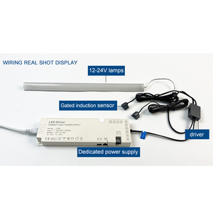 Dc12v/24V có thể tháo rời đôi IR cửa cảm biến chuyển Led tủ quần áo nhà bếp ánh sáng <span class=keywords><strong>Detector</strong></span> với cảm biến vị trí cửa đôi - Product Image 5