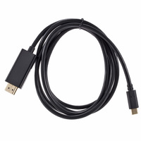 Cable USB-C a HDMI de 18m, 4K 30Hz, con Núcleo de Cobre, Macho a Macho, Fabricación OEM/ODM