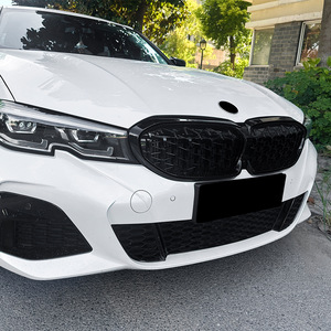 Grille de pare-chocs avant en plastique ABS noir pour BMW Série 3 G20 G21 G28, effet ciel étoilé, modification du pare-chocs avant - Product Image 2