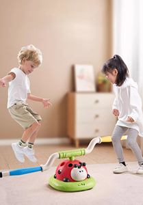 Jouet Électrique d'Extérieur 3-en-1 : Machine Sportive <span class=keywords><strong>Coccinelle</strong></span> avec Télécommande pour Enfants, Ensemble Corde à Sauter et Anneau d'Exercice en Plastique - Product Image 4