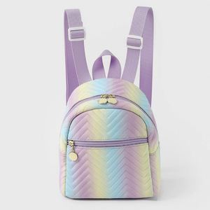 Wholesale New Girls Students Fashion Pu Leather Candy Color Small <b>Backpack</b> for School Travel - Product Image 1