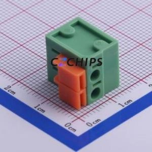 KF142R-5.08-2P Spring Terminal Block Bent Lead Through Hole,P=5.08mm Connector 5.08mm 2P 2 15A - Product Image 2
