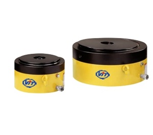 VIT-W CLP Gato de pistón plano de acción simple con tuerca de seguridad y vástago roscado para trabajos de elevación pesados, equivalente a ENERPAC - Product Image 2
