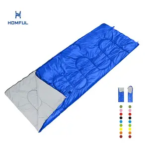 HOMFUL Ultralight Portable Polyester Winter Outdoor Adults Compact Single Camping Sleeping Bag